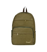 GALB Leather Kahverengi Sirt Cantasi Kanvas Kumas Gunluk Kullanim Laptop Bolmeli Cantasi 15.4 Inc
