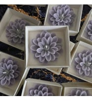 15 Adet Kraft Kutulu Lotus Çiçeği Mum, Hediyelik, Nişan, Düğün, Sünnet, Söz, Kına, Doğum Günü