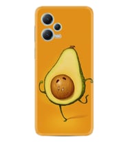 Xiaomi Redmi Note 12 5g Kılıf Resimli Desenli Silikon Platinium Series Dance Avokado 1878