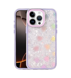 Iphone 16 Lumi Desenli Kapak - Mor