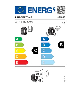 Bridgestone Blizzak 6 235/45R20 100W XL M+S 3PMSF Enliten 4x4 Kış Lastiği (Üretim Yılı: 2025)