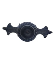 Antika Tarz Dekoratif Pirinç Çizgili Düğme - 35X100 Mm, Büyük, Oksit