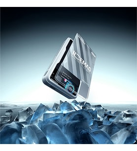 Sharge ICEMAG - Aktif Soğutmalı Manyetik Kablosuz PowerBank - Siyah (Full Siyah)