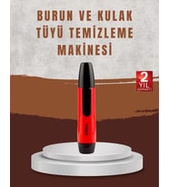Raks Leo Burun Kulak Tüy Alma Makinesi 45 Dk Şarj Süreli Kırmızı