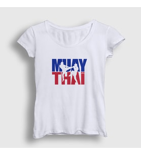 Presmono Kadın Beyaz Mma Ufc Muay Thai T-Shirt 454917tt (Beyaz)