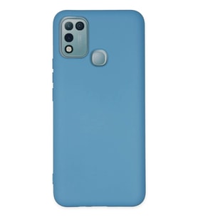 Durukar® İnfinix Hot 10 Play Kılıf Nano içi Kadife Silikon - Mavi