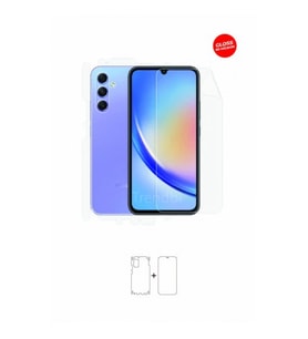 Samsung Galaxy A34 Ön Arka ve Yan Kaplama 360 Derece Tam Koruma Full Body Hd Film