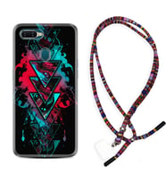 Oppo A5S A15 A16 A54 A55 A73 A74 Kılıf Boyun Asklı Rasta Silikon Down 1719