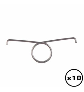 10 ADET Playstation 5 L2 R2 Tetik Yayı PS5 Kol Tamir PS5 Uyumlu Orjinal PS5 Yay Spring Yedek Parça (Gümüş)