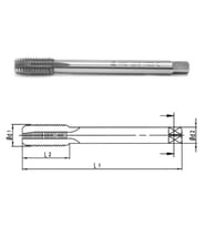 Makina Takım Hss-E Din376/C Düz Kanallı Makina Kılavuzu M8 - MTE B00105780800