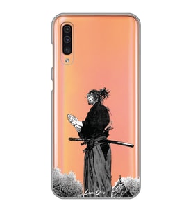 Samsung Galaxy A70 Uyumlu Vagabond Tasarımlı Şeffaf Telefon Kılıfı