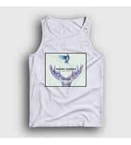 Presmono Unisex Beyaz Smoke Imagine Dragons Atlet 82808tt