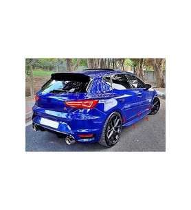 SEAT LEON 3 v 3.5 AERO Uyumlu MARŞPİYEL SAĞ SOL TAKIM FİBERGLASS BOYASIZ
