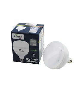 ELİTLED EL-02 12/50 50W TORCH LED BULB AMPUL BEYAZ - 6400K E27 5500 LÜMEN 20.000 SAAT ÖMÜR (5343)