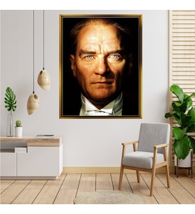 ÇERÇEVELİ ATATÜRK TABLO S382