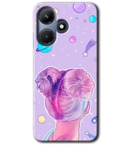 İnfinix Hot 30i Kılıf HD Desen Baskılı Kılıf - Uzaylı Kız