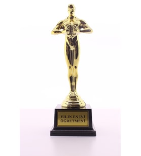 Yılın En İyi Öğretmeni Oscarı Ödülü Hediye Büyük Boy