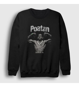 Presmono Unisex Siyah Poatan Mma Ufc Alex Pereira Sweatshirt 455211tt