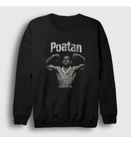 Presmono Unisex Siyah Poatan Mma Ufc Alex Pereira Sweatshirt 455211tt