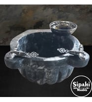 Sipahi Marble Hamam Konsept Set - Bursa Siyah Mermer