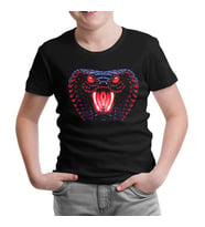 Yılan Siyah Çocuk Tshirt