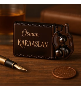 Hediye Çakmak Kişiye Özel İsim Yazılı ve Mdf Tasarım Kutulu No:1001