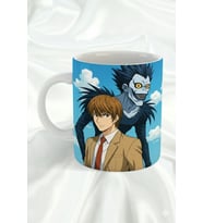 Death Note 6 Özel Tasarımlı Hediyelik Kupa Bardak (Beyaz)