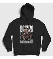 Presmono Unisex Siyah Yakuza Tattoo Dragon Japan Japonya Kapüşonlu Sweatshirt 473163tt