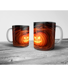 Pixxa Halloween Cadılar Bayramı Pumpkin Kabak Kupa Bardak Model 2