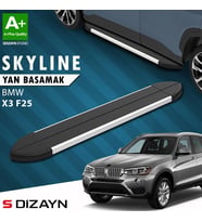 S-Dizayn Bmw X3 F25 Skyline Aluminyum Yan Basamak 193 Cm 2010-2017 A+ Kalite