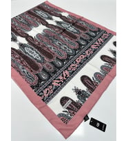 QASHKA Soft Pamuklu Şal Etro Desen LBD0614