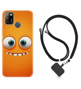 INFINIX Smart 4 5 6 Zero 8 S5 Pro Kılıf Boyun Askılı Silikon Dişlek 1615