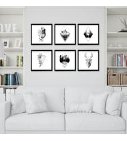 Çerçeve Görünümlü MDF Tablo Seti