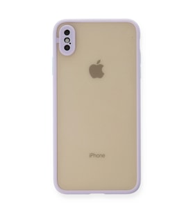 iPhone Xs Max Kılıf Montreal Silikon Kapak - Mor