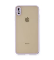 iPhone Xs Max Kılıf Montreal Silikon Kapak - Mor