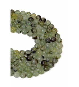 8 MM Faset Kesim Prinayt Taşı Dizi (Yeşil)