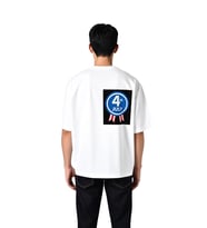 Erkek Oversize Baskılı Tişört 4 Temmuz Retro Desen Rahat Kesim Günlük Yaz Giyimi Modern Şık Konforlu