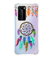 PrintiFy Huawei P40 Pro Uyumlu Nazar Boncuğu 6 Baskılı Şeffaf Köşe Korumalı Antişok Kılıf