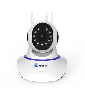 1080P FULL HD Wifi IP BEBEK İZLEME MASA ÜSTÜ AKILLI ROBOT 3 ANTENLİ KABLOSUZ KAMERA