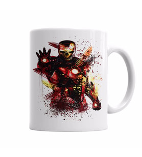 HOMEM DE FERRO (2) Kupa Bardak Porselen