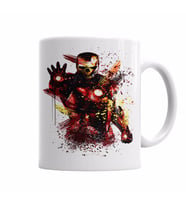 HOMEM DE FERRO (2) Kupa Bardak Porselen