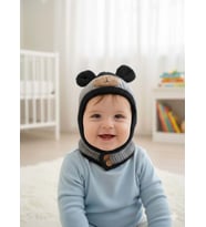 KİTTİ 25480-03 DÜĞMELİ BOYUNLUK TRİKO BERE (Gri)