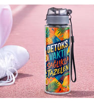 BK Gift Detoks Tasarımlı Süzgeç Hazneli Suluk 800 ml -7, BPA İçermeyen Detoks Matara