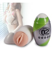 Hızlı Express Mini Masturbator Yeşil Renkli Cep Vajinası Egg Mastürbatör