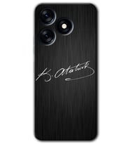 Tecno Spark 10 4G Kılıf HD Desen Baskılı Kılıf - İmza Atatürk