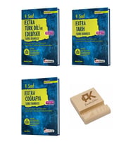 Kafa Dengi 9. Sınıf Maarif Ekstra Edebiyat Tarih ve Coğrafya Soru Bankası 3lü Set + Teleofn Standı