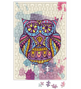 Desenli Baykuş Puzzle 240 Parça Yapboz