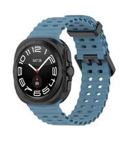 Samsung Galaxy Watch Ultra 47mm Uyumlu Zore KRD-118 Tırtıklı Tasarım Silikon Kordon