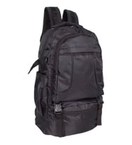 Bagacar 9052 Siyah Dağcı Sırt Çantası 50 LT 18" Laptop Bölmeli 