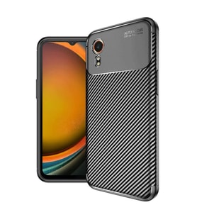Samsung Galaxy XCover 7 Kılıf Auto Focus Karbon Kapak - Siyah